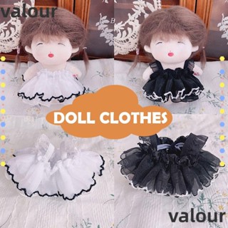 Valour ชุดเดรส แฮนด์เมด DIY สีดํา สําหรับตุ๊กตา