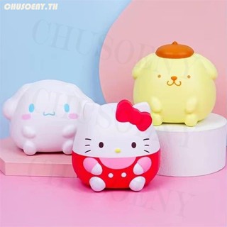 ของเล่นตุ๊กตาอนิเมะ Sanrio Cinnamoroll Kuromi น่ารัก บีบได้ ของขวัญ สําหรับเด็กผู้หญิง