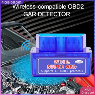 ❉Niceoldotcom❉  เครื่องตรวจจับความผิดพลาดรถยนต์ V1.5 WIFI OBD 2 สําหรับ IOS Android เครื่องมือสแกนอัตโนมัติ