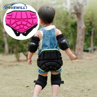 [Dovewill] แผ่นป้องกันสะโพก 3D สีชมพู สําหรับเล่นสกี สเก็ต