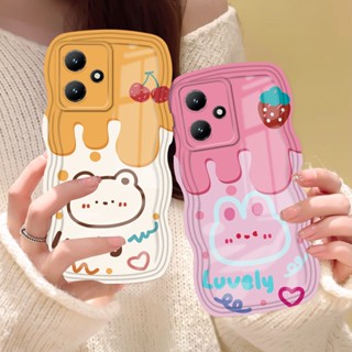 เคสโทรศัพท์มือถือ TPU ลายการ์ตูนหมี และกระต่าย สําหรับ Infinix Hot 30i Note 12 G96 Note11S NfC Hot20S Hot 9 10 Play Samrt 7 6 5 HOSTR