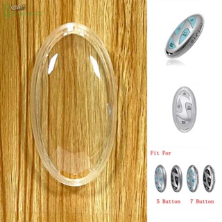 [ISHOWMAL-TH]Car Key Cover Transparent 1pc 5/7 Buttons Decorations Shock Absorption-New In 9-