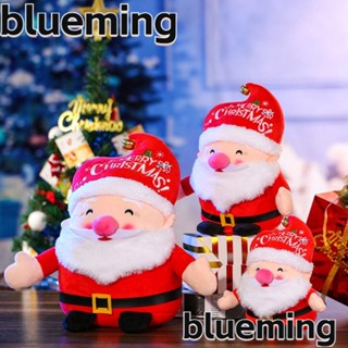 Blueming2 ตุ๊กตากวางเอลก์ แกรนนี่ ผ้าฝ้าย แบบนิ่ม 18-24 ซม. สีแดง น้ําตาล ขาว ซานตาคลอส ของขวัญสําหรับเด็ก