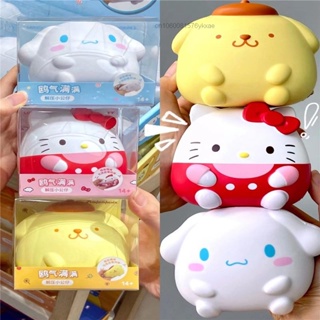 SANRIO ของเล่นตุ๊กตา Kuromi Cinnamoroll Slow Rebound Release Ball Kawaii My Melody ช่วยบรรเทาความเครียด สําหรับเด็ก