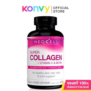 NeoCell Super Collagen+ C With Biotin 90 Tablets.