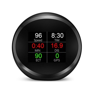 Edb* เครื่องวัดความเร็วดิจิทัล HUD อเนกประสงค์ ตั้งปลุกได้หลายครั้ง