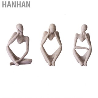 Hanhan Abstract Thinker Sculpture Style Synthetic Resin Beautiful Decor Figurine for Home Office Hotel