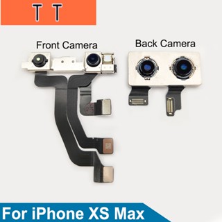  สําหรับ iPhone XS Max ด้านหน้า กล้องหันหน้า ขนาดเล็ก และด้านหลัง โมดูลกล้องหลัง สายแพ กล้องใหญ่