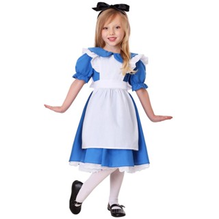 [0709]SZMRP-COS-G S-XL Cute Maid Costume Role Play Maid Ware Halloween Costume Kindergarten Girl Performance Wear Cosplay Gift  Animation  Comic  0V1R