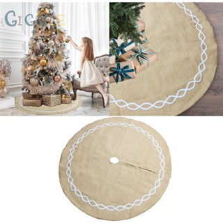 ⭐NEW ⭐Christmas tree skirt Embroidery Festival Floor protector Gift Home Linen