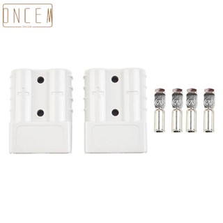 【ONCEMOREAGAIN】Connectors 50AMP 600V PC Silver Plated Copper White Color &amp;4X Terminal