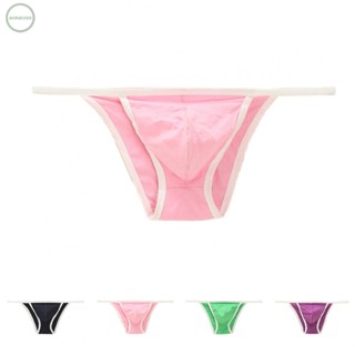 GORGEOUS~Trendy Mens Tanga String Bikini in Cotton Jersey Contoured Pouch Various Colors