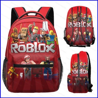 Gp1 ROBLOX กระเป๋าเป้สะพายหลัง ความจุขนาดใหญ่ กันน้ํา ระบายอากาศ พิมพ์ลาย อเนกประสงค์ แฟชั่นสําหรับผู้หญิง และผู้ชาย PG1