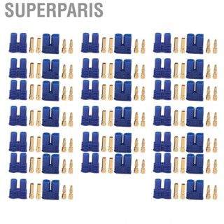 Superparis 20Sets EC2  Connector Plugs Female Male Adapter For RC Lipo