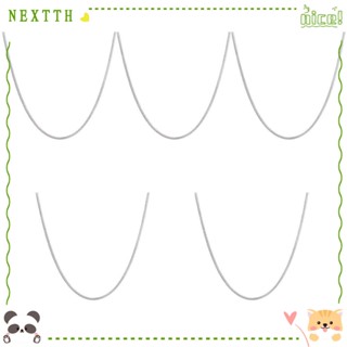 Nextth สร้อยคอโซ่งู เงินแท้ 925 16 18 20 22 24 นิ้ว ของขวัญ สไตล์พังก์ สําหรับผู้หญิง ผู้ชาย