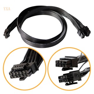 สายเคเบิลพาวเวอร์ YXA RTX 4090 12VHPWR 16Pin 12+4 Male to 2x8pin Male PCIE 5 0 Extender