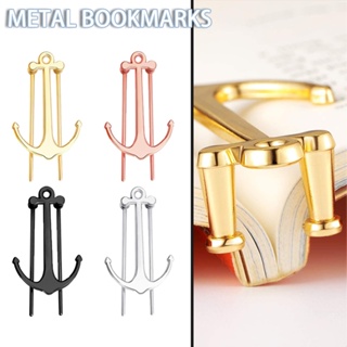 Creative Anchor Bookmark for Reading Hands Free Metal Page Holder School Supply