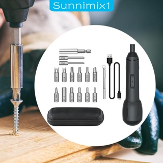 [Sunnimix1] ไขควงไฟฟ้าไร้สาย ขนาดเล็ก สําหรับบ้าน โทรศัพท์