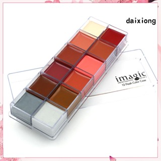 IMAGIC (dx) ภาพวาดสีน้ํามัน รูปใบหน้าฮาโลวีน สําหรับแต่งหน้า