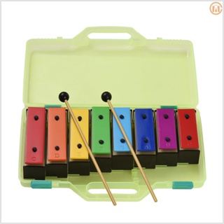 Xylophone Glockenspiel with Plastic Mallets - Colorful Resonator Bells for Children