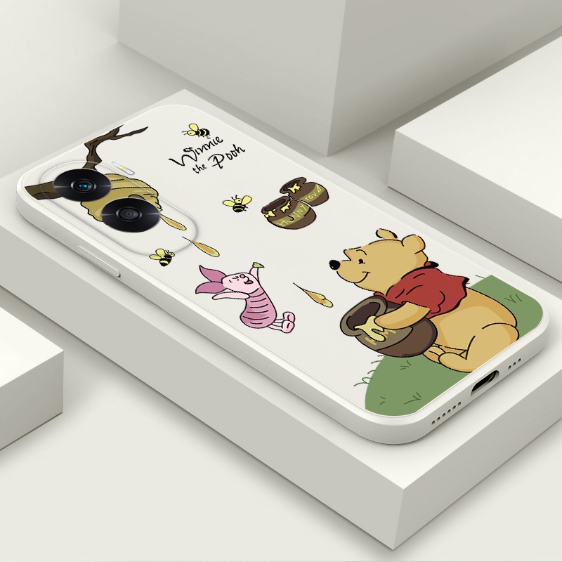 เคส OPPO A57 4G 2022 A77S A77 5G A54 A74 5G A92 A52 A39 A93 A94 A95 4G MF095A เคสโทรศัพท์มือถือ ซิลิโคนนุ่ม กันกระแทก ลายการ์ตูนหมีพูห์ สําหรับ - รูปที่ 6