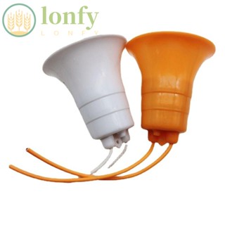 Lonfy ฐานหลอดไฟ LED พลาสติก กันน้ํา E27 สกรูคุณภาพสูง สําหรับโคมไฟ