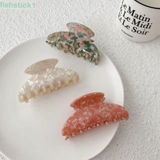 Fishstick1 กิ๊บติดผมอะซิเตท ดอกไม้หวาน ขนาดใหญ่ กิ๊บฝรั่งเศส เครื่องประดับผมหญิง