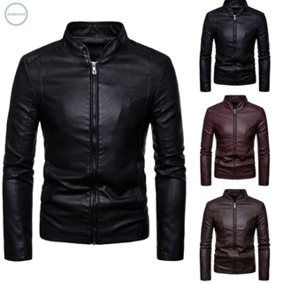 GORGEOUS~Coat Casual Daily Jacket Long Sleeve Male Polyester Regular Solid Color