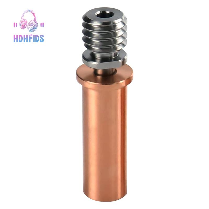 Bimetal Heatbreak ทองแดงไทเทเนียม TC4 คออุณหภูมิสูงสําหรับ Anycubic Mega S, Mega Pro, Vyper 3D ชิ้นส