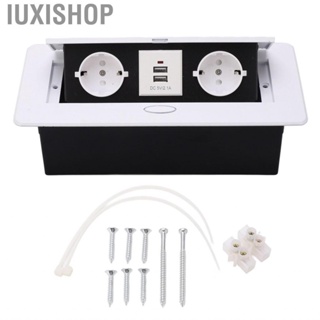 Iuxishop Desktop Receptacle  EU 250V Full Sealing Embedded Panel Socket for Home