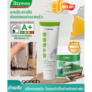 【กันน้ำและกันเชื้อรา】ครีมฉาบผนัง อุดรอยรั่ว