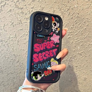 เคสโทรศัพท์มือถือ กันกระแทก ลายพาวเวอร์พัฟฟ์เกิร์ล สําหรับ iPhone 11 12 13 14 15 pro max 11promax 14promax 15promax 13promax 7plus 8plus xr xsmax 14plus