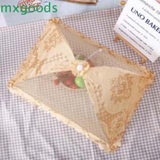 Mxgoods ฝาครอบอาหาร ทรงกลม สวยงาม สําหรับกลางแจ้ง