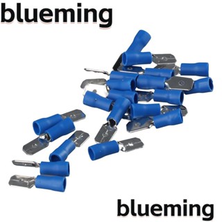 Blueming2 หางปลากึ่งฉนวนเชื่อมต่อ 16-14 AWG ตัวผู้ และตัวเมีย 6.3 มม. 100 ชิ้น