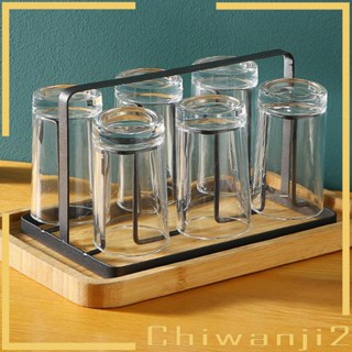[Chiwanji2] ชั้นวางแก้วชา ทําความสะอาดง่าย ขนาด 3×14×9 ซม. สําหรับห้องครัว ออฟฟิศ