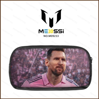 กระเป๋าดินสอ อเนกประสงค์ ขนาดใหญ่ จุของได้เยอะ ลายนักฟุตบอล Lionel Messi เหมาะกับนักเรียน สําหรับใส่เครื่องเขียน