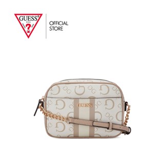 GUESS กระเป๋าสะพายผู้หญิง รุ่น AA889070 FREDERICKSBURG MINI CROSSBODY สีขาว