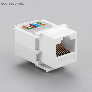 ใหม่ RJ45 Cat6 UTP อะแดปเตอร์แจ็คเชื่อมต่อเครือข่ายอินเตอร์เน็ต ตัวเมีย [sourcecome1]