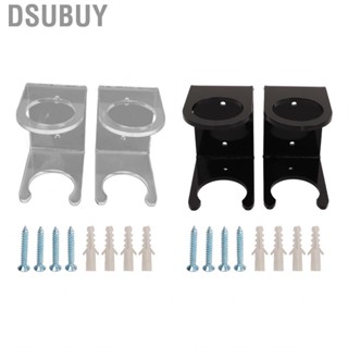 Dsubuy 2PCS  Wall Stand Acrylic Mounted Ball Holder Rack