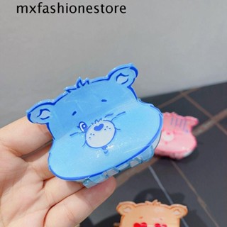 Mxfashione Carebears กิ๊บติดผม รูปการ์ตูนหมี สายรุ้ง เรขาคณิต สร้างสรรค์ เครื่องประดับผม สําหรับผู้หญิง