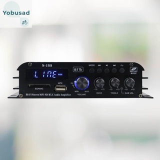 [Yobusad.th] S188 เครื่องขยายเสียงบลูทูธ 2.1 ช่องสัญญาณ สําหรับโฮมเธียเตอร์