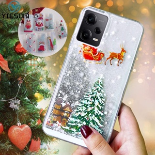 เคสโทรศัพท์มือถือ ซิลิโคน มีทรายไหล แต่งกลิตเตอร์ ระยิบระยับ สําหรับ Xiaomi Poco X3 X5 X5 Pro 5G X3 GT NFC F3 M3 Pro M5S