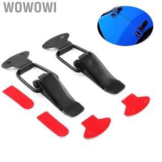 Wowowi 2 Set Car Bumper Security Hook Lock Clips Universal Auto  Hasp Quick Release for Automobile Repacking