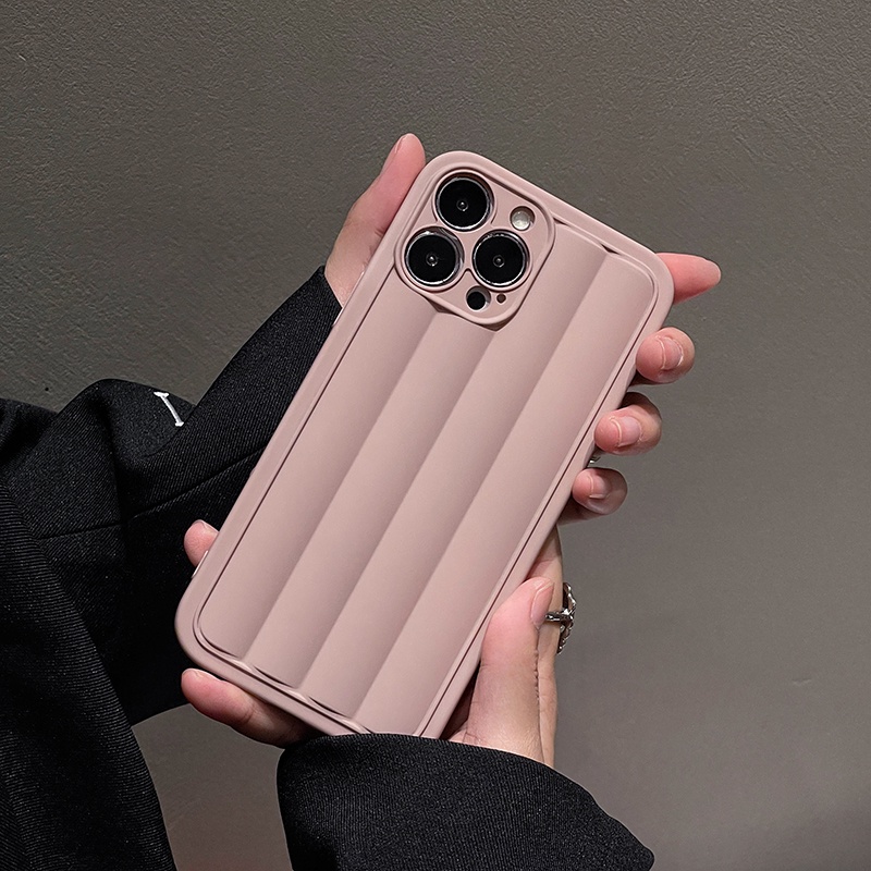 เคสโทรศัพท์มือถือ TPU นิ่ม ผิวด้าน ลายหินอ่อน 3D สีชมพู สําหรับ iPhone 15Promax 15 15Pro 15Plus 13 12promax 14Promax 14Pro 14 14Plus 7Plus 13mini 12 11 X Xs Xr Xsmax 13promax 12pro 13pro 11promax