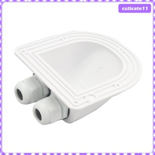 [Cuticate1] กล่องสายเคเบิลพลังงานแสงอาทิตย์ IP68 กันน้ํา ติดตั้งง่าย สีขาว สําหรับ RV เรือ เรือ