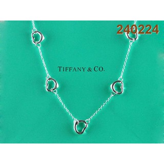 Tiffany&amp;co สร้อยคอเงิน 925 หรูหรา โรแมนติก ของขวัญวันวาเลนไทน์ แฟชั่น สําหรับแฟนสาว