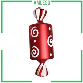 [Amleso] ของประดับตกแต่งต้นคริสต์มาส สีแดง และสีขาว