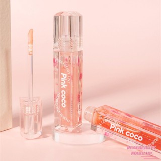 [COD] PINKCOCO Gloss Glass Lip Honey Moisturizing Doodle Lip Moisturizing Mirror Lip Oil ลิปสติกสีชมพูราคาถูก [realbeauty]