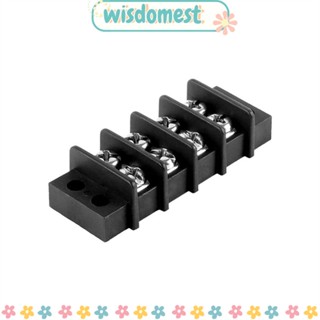 Wisdomest บล็อกขั้วต่อสายไฟ 300 โวลต์ 20 แอมป์ 4 วงจร เชื่อมต่อเทอร์มินัลวิศวกรรม