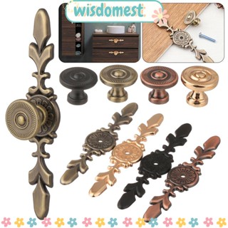 Wisdomest ลูกบิดประตูตู้เสื้อผ้า ลิ้นชัก เฟอร์นิเจอร์ สีบรอนซ์